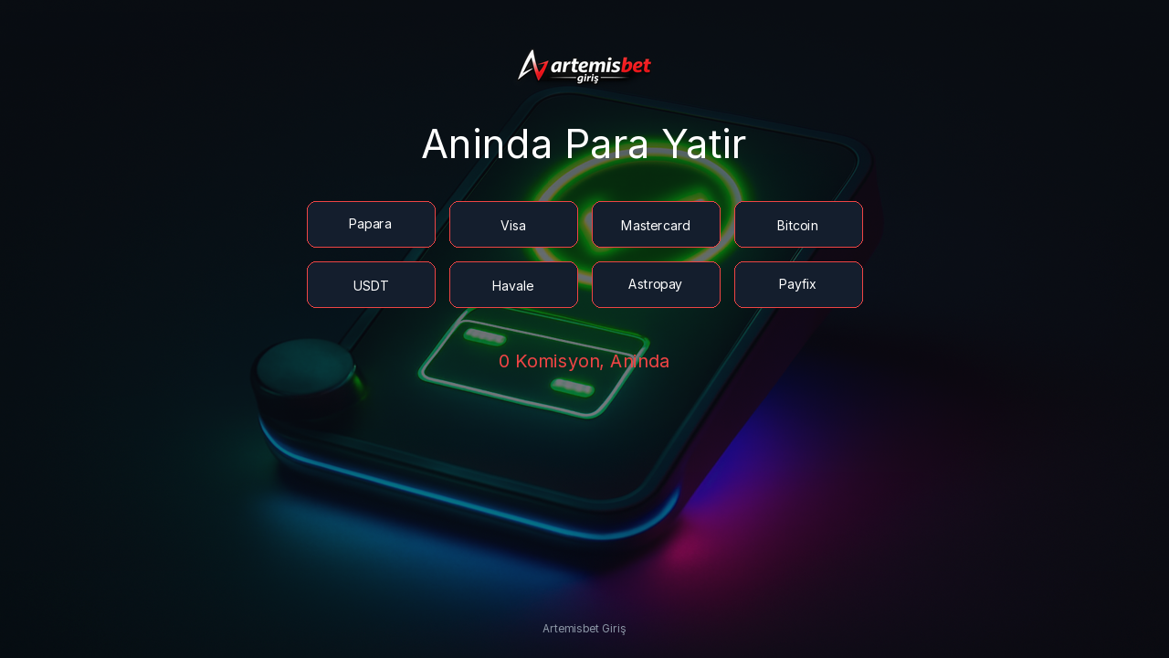 Artemisbet Giriş